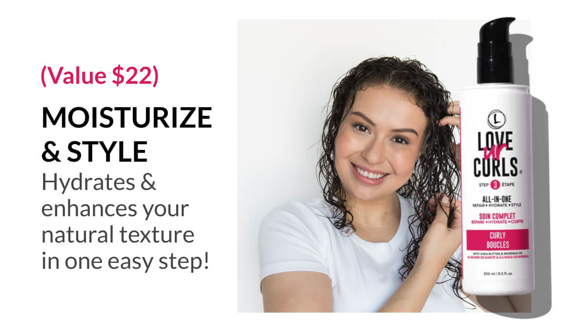 Moisturize & Style: Hydrates & enhances your natural texture in one easy step!