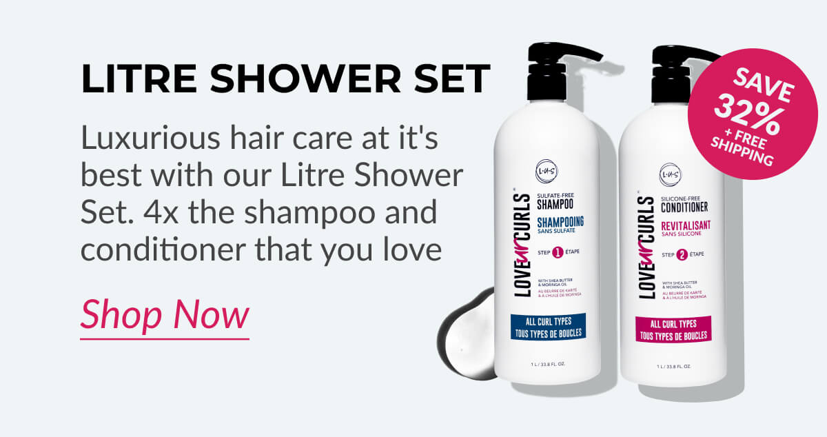 Litre Shower Set Luxurious hair care at it's best with our Litre Shower Set. 4x the shampoo and conditioner that you love