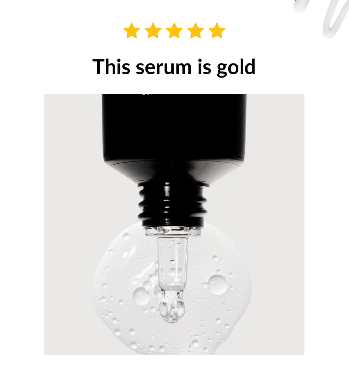 This serum is gold