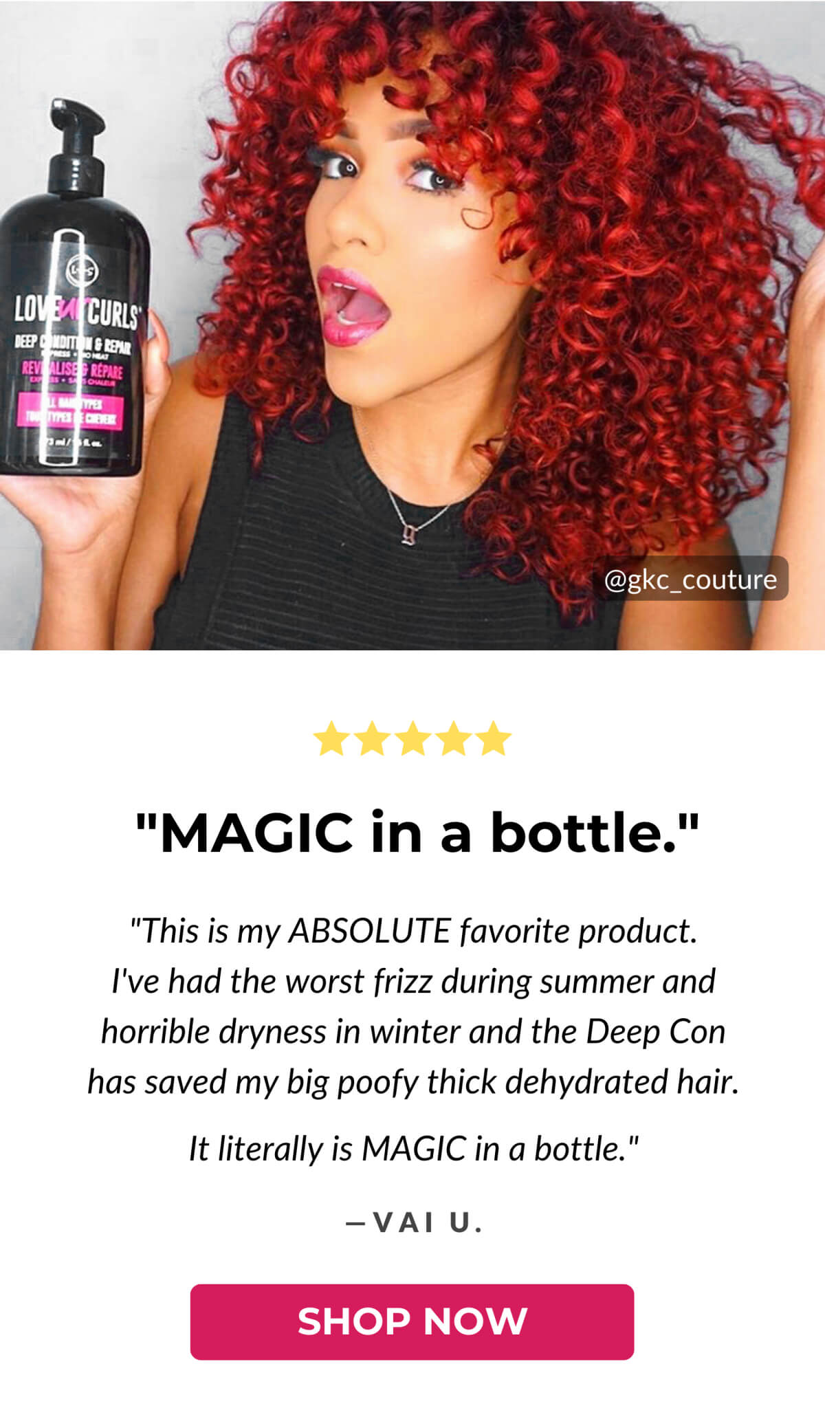 "Magic in a bottle." "This is my Absolute favorite product."