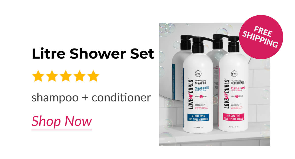 Litre Shower Set shampoo + conditioner