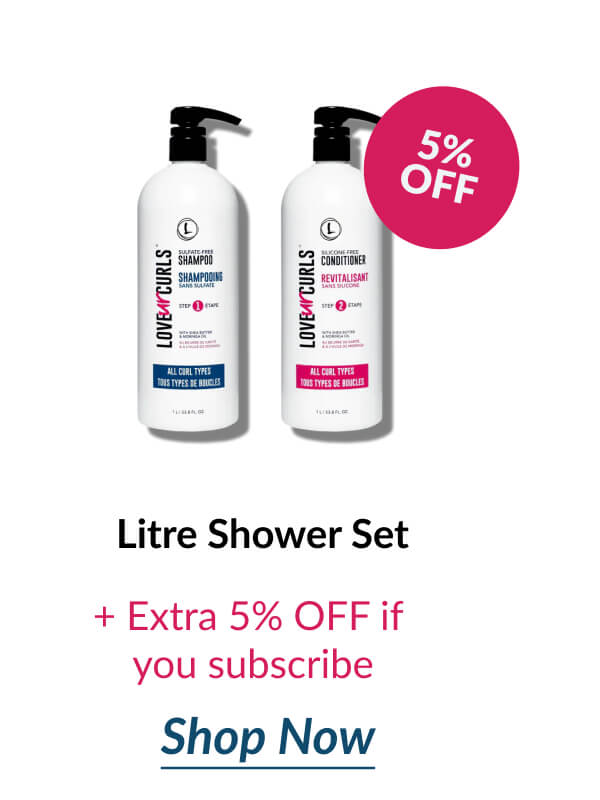 Litre Shower Set + Extra 5% Off if you subscribe