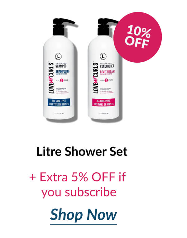 Litre Shower Set + Extra 5% Off if you subscribe