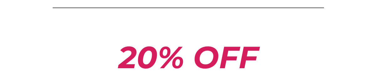 20% Off