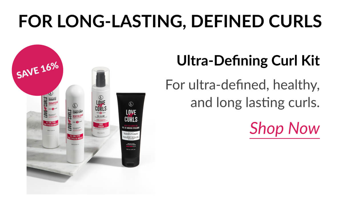 For Long-Lasting, Defined Curls Ultra-Defining Curl Kit: For ultra-defined, healthy, and long lasting curls. 