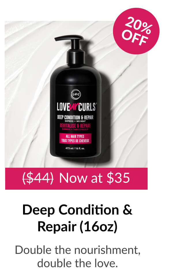 ($44) Now at $35 Deep Condition & Repair (16oz) Double the nourishment, double the love.