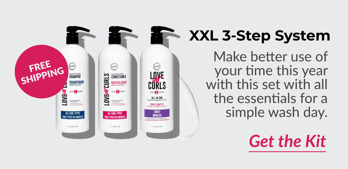 XXL 3-Step System Make better use of your time this year with this set with all the essentials for a simple wash day.