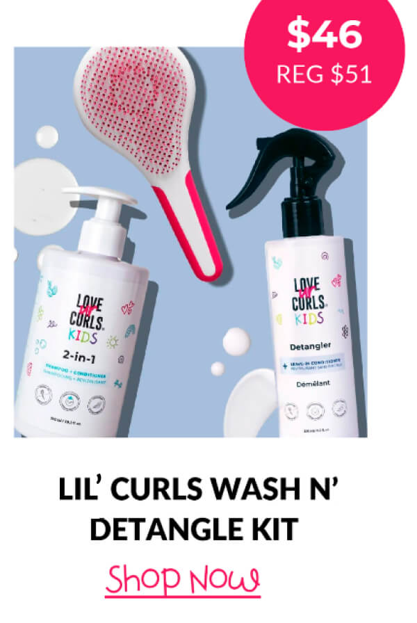 Lil' Curls Wash N' Detangle Kit