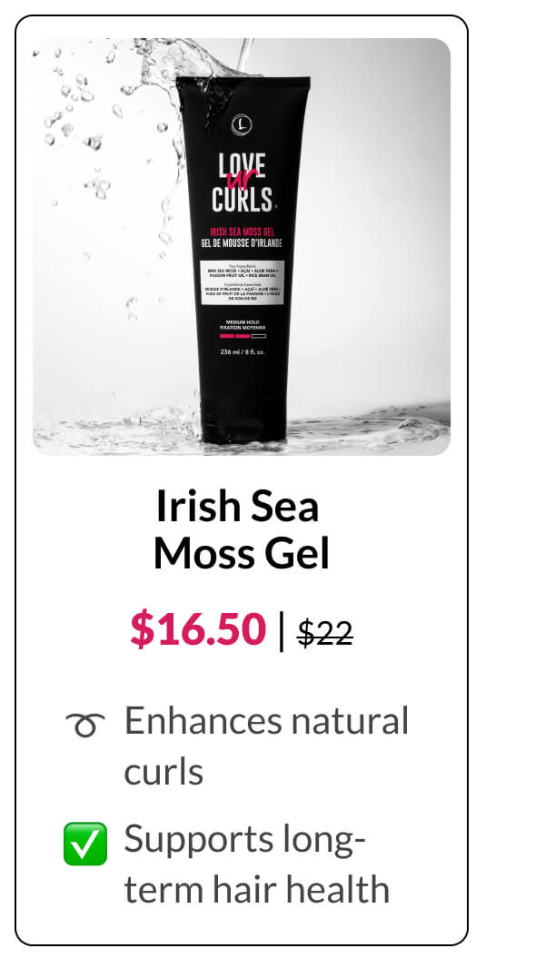 Irish Sea  Moss Gel $16.50 | $22